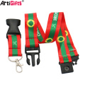 Wholesale Bulk Printing custom international flag lanyards